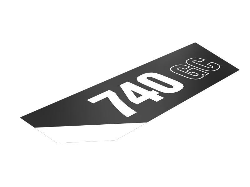 563-8396: НАКЛЕЙКА 740 GC
