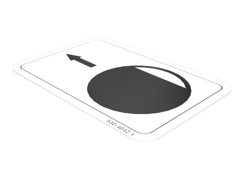 530-4042: НАКЛЕЙКА ШИРОКАЯ