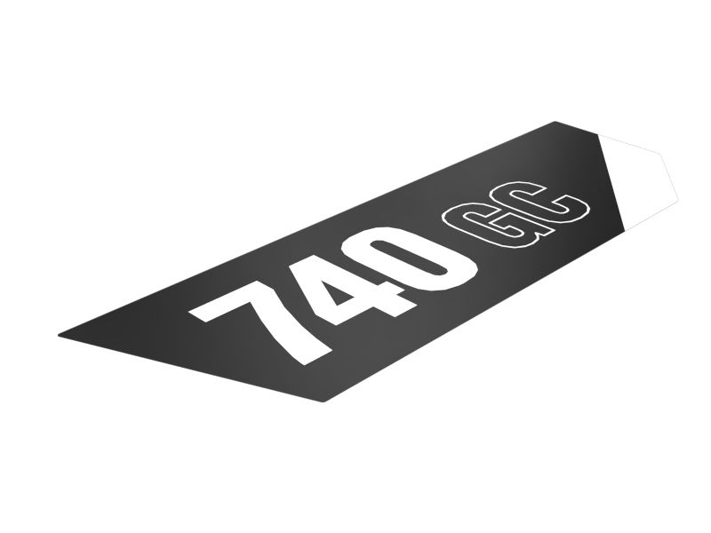 563-8387: НАКЛЕЙКА 740 GC