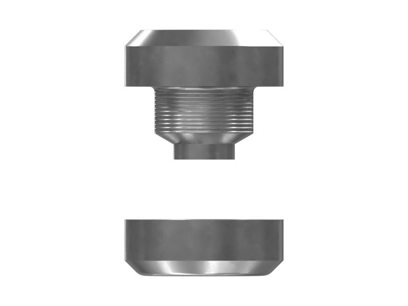 Two Piece Transmission Isolation Mount