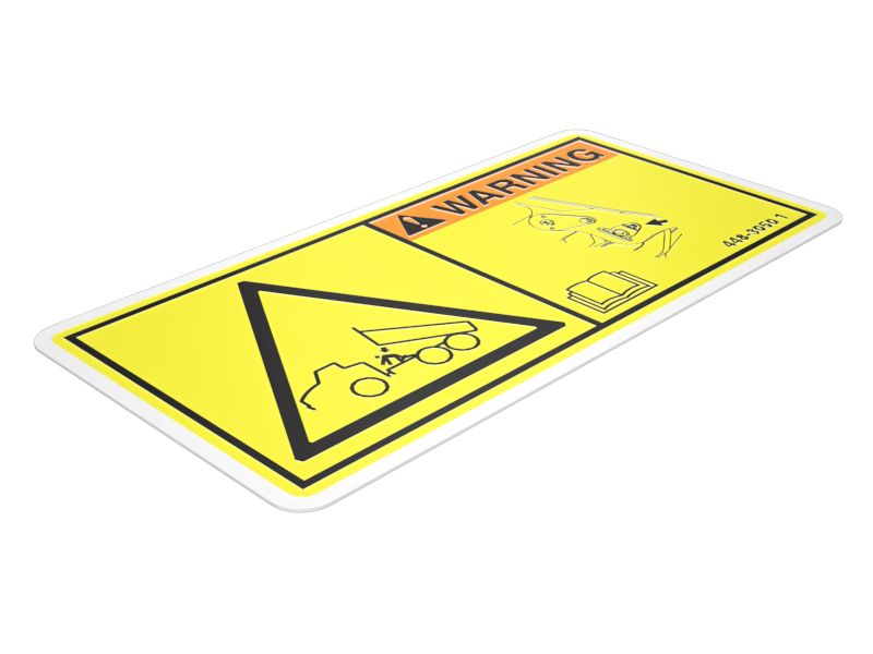 448-3050: НАКЛЕЙКА С ПРЕДУПРЕЖДЕНИЕМ