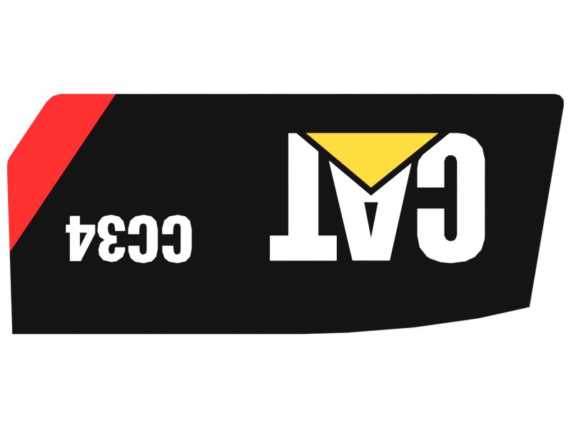 НАКЛЕЙКА CC34 ЛЕВАЯ