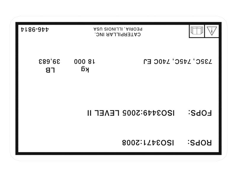 НАКЛЕЙКА ROPS/FO