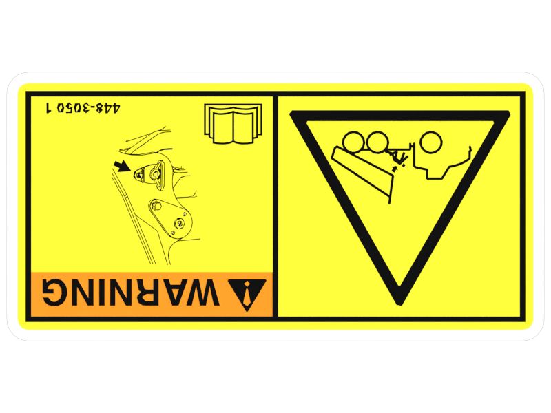 НАКЛЕЙКА С ПРЕДУПРЕЖДЕНИЕМ