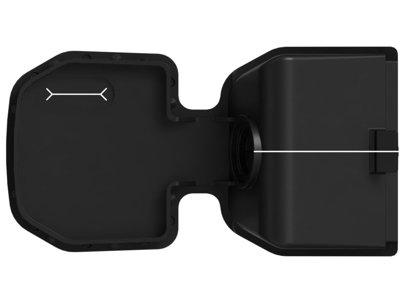 Заглушка для одного шланга корпуса молота