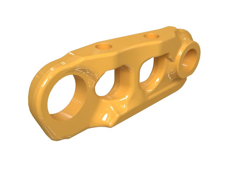 Звено смазываемой гусеничной ленты в ходовой части