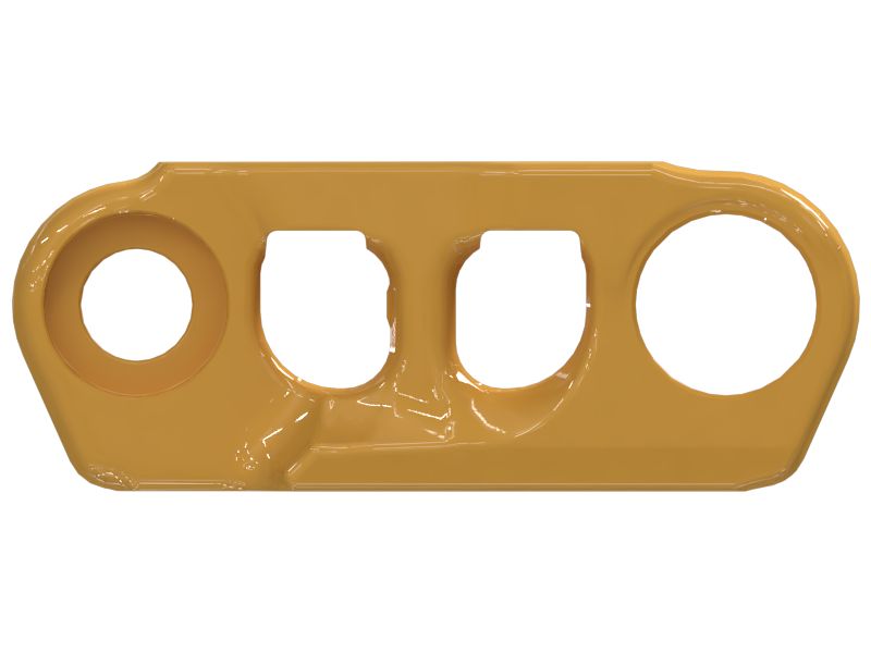 Звено смазываемой гусеничной ленты в ходовой части