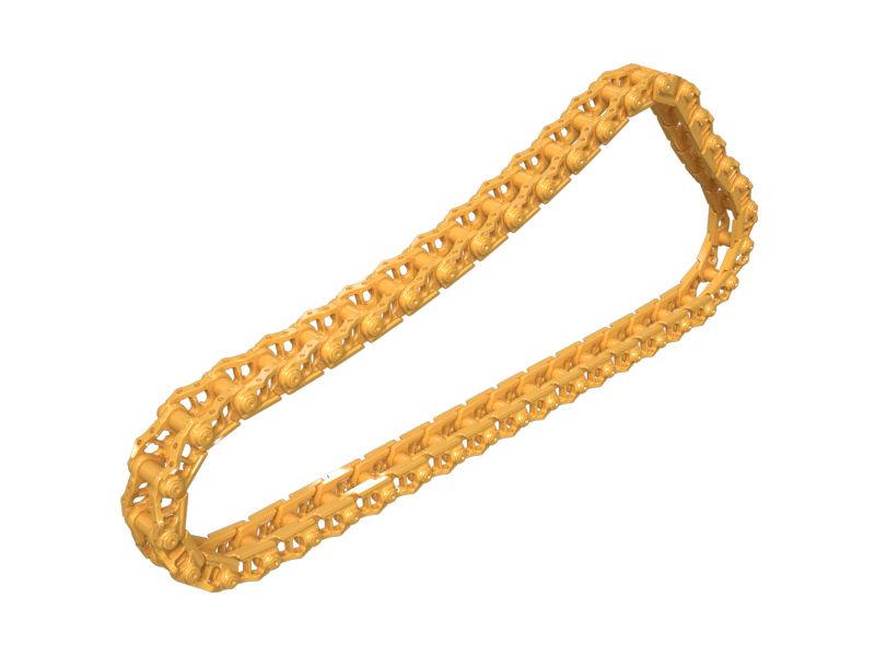 Звено гусеницы в сборе