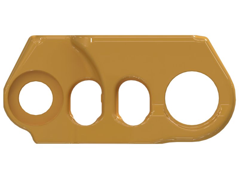 Замыкающее звено герметичной и смазываемой гусеницы