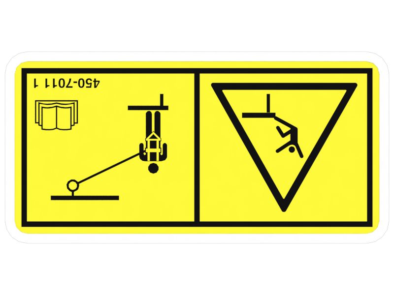 НАКЛЕЙКА ПРЕДУПРЕЖДЕНИЯ (F)