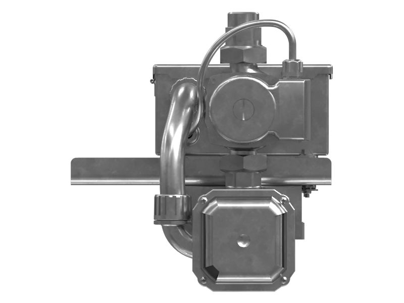 БЛОК НАГРЕВАТЕЛЯ ВОДЫ В РУБАШКЕ ОХЛАЖДЕНИЯ