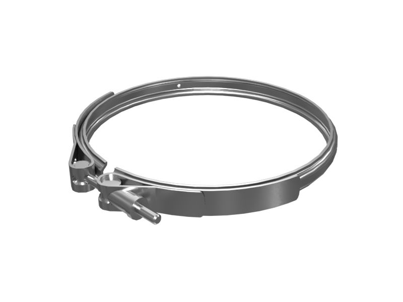 Зажим V-образной полосы с минимальным внутренним диаметром 174,00 мм