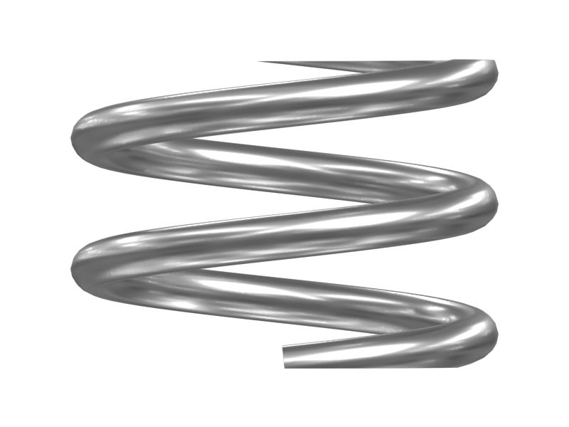 Пружина сжатия свободной длины 8,74 мм