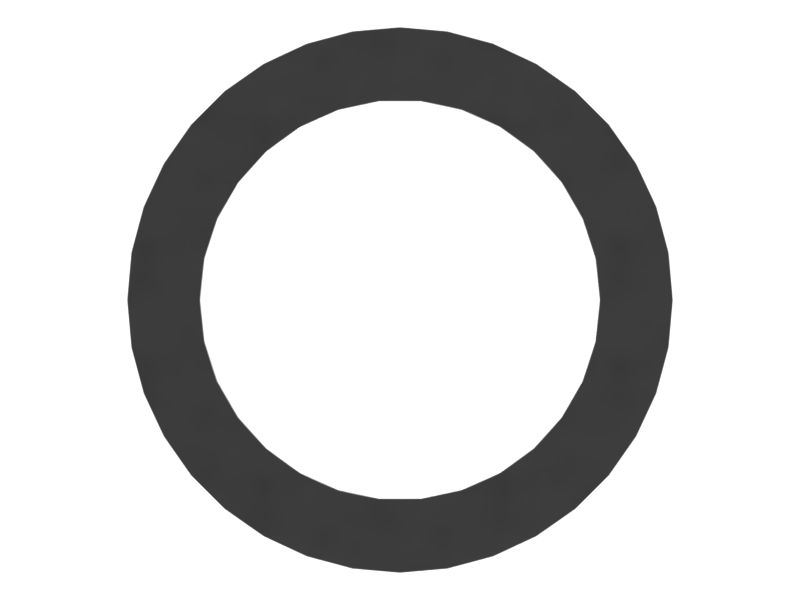 Круглая прокладка, толщина 2 мм