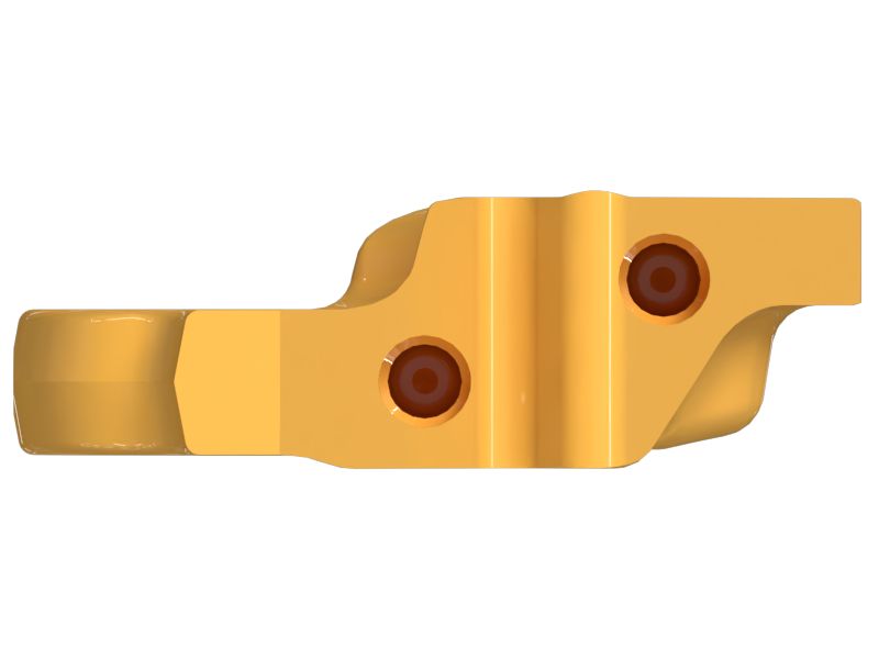 Мастер-ссылка на концевую дорожку штифта с левой стороны