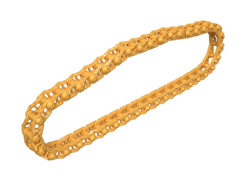 Звено гусеницы в сборе