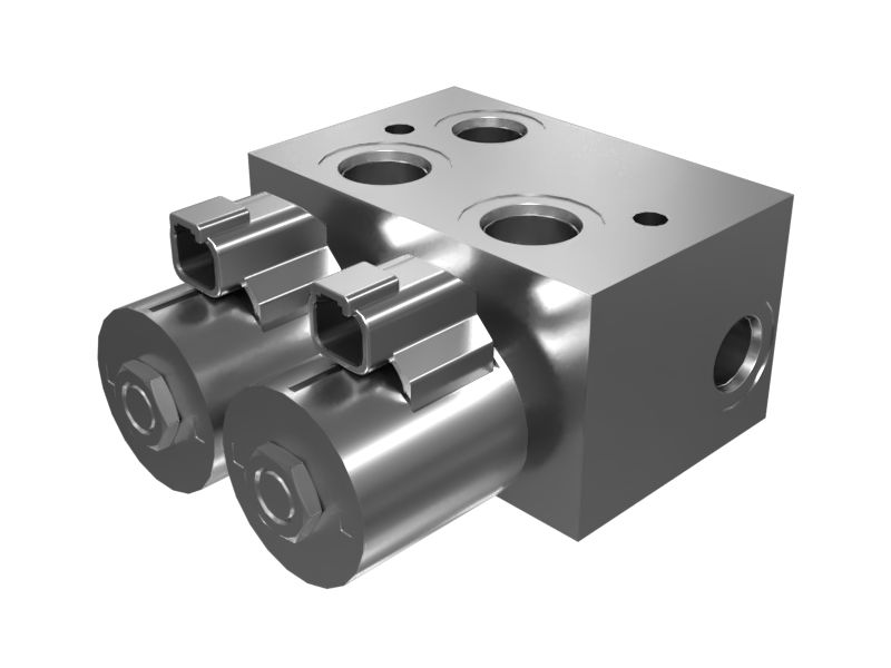 518-5019: 115.6mm Long Hydraulic Manifold