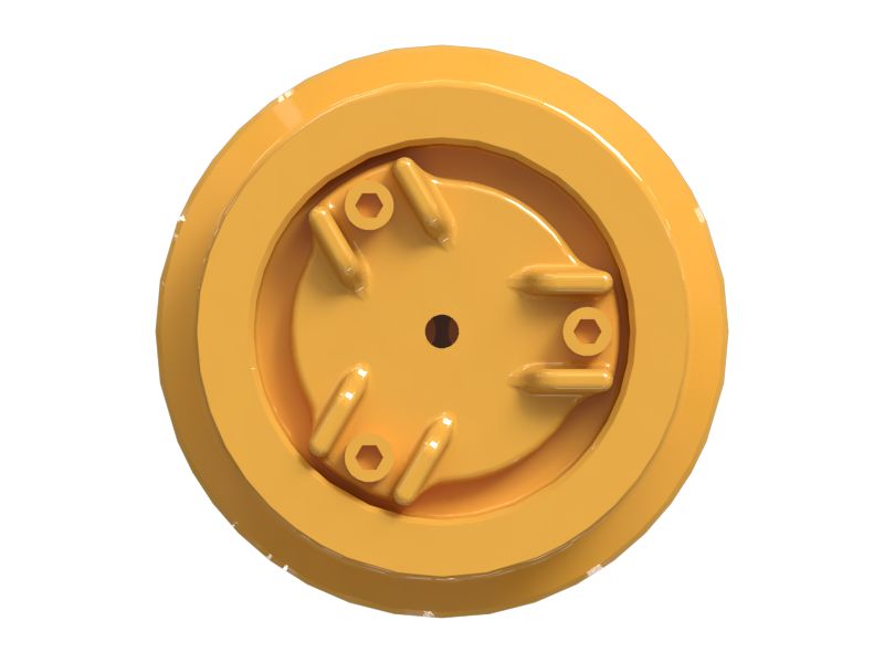 Поддерживающий каток гусеничной ленты