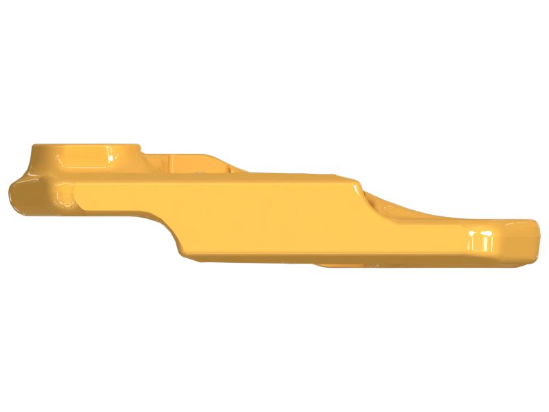 Звено гусеницы в ходовой части, смазанное консистентной смазкой