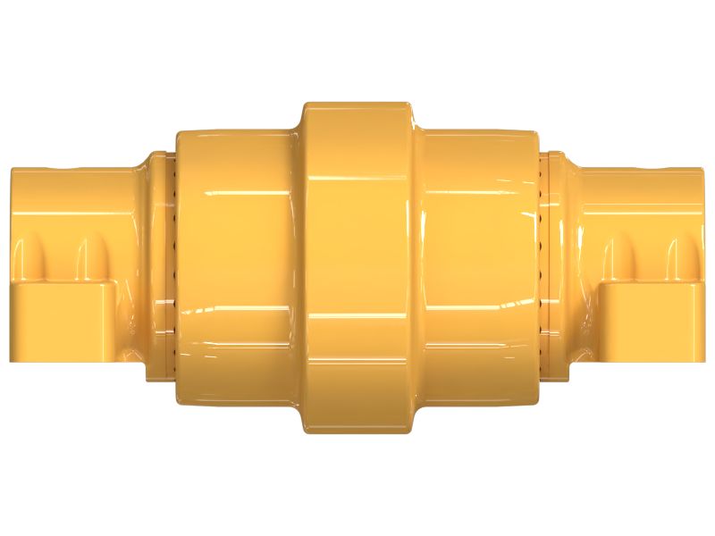 Одноребордный опорный каток