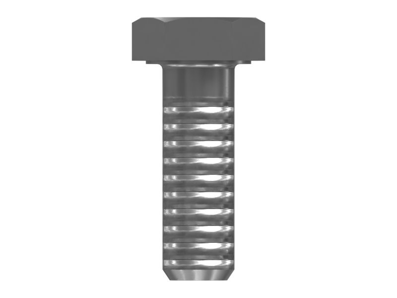 Болт с шестигранной головкой, M10-1,5 30 мм