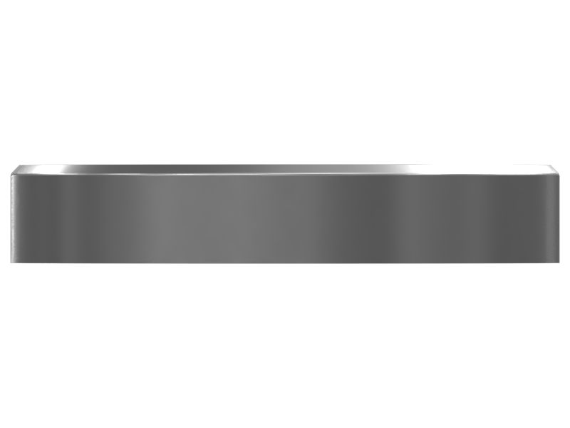 Вставка седла выпускного клапана, отлитая из стального сплава толщиной 80 мм