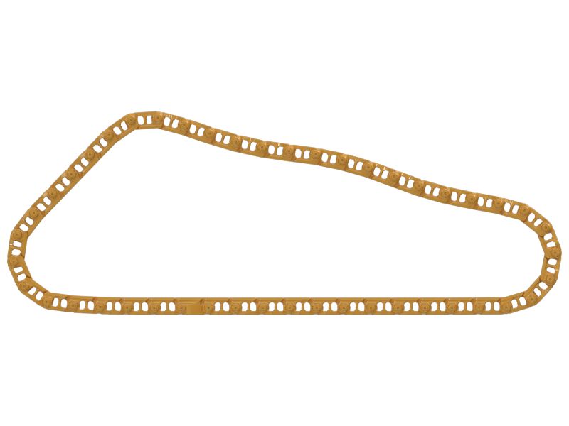 Звено гусеничной ленты в сборе