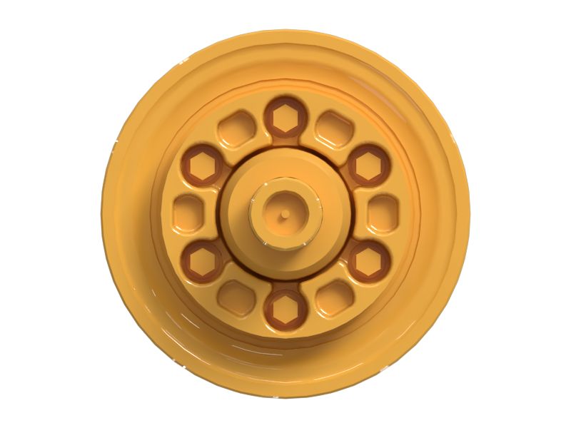 Каток опорный одноребордный