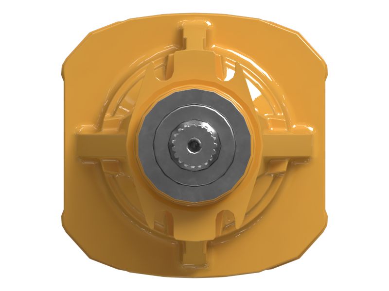 Героторный двигатель привода поворотного круга