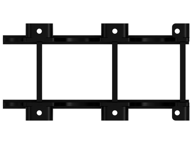 ОГРАЖДЕНИЕ ГУСЕНИЧНОЙ ЛЕНТЫ В СБОРЕ