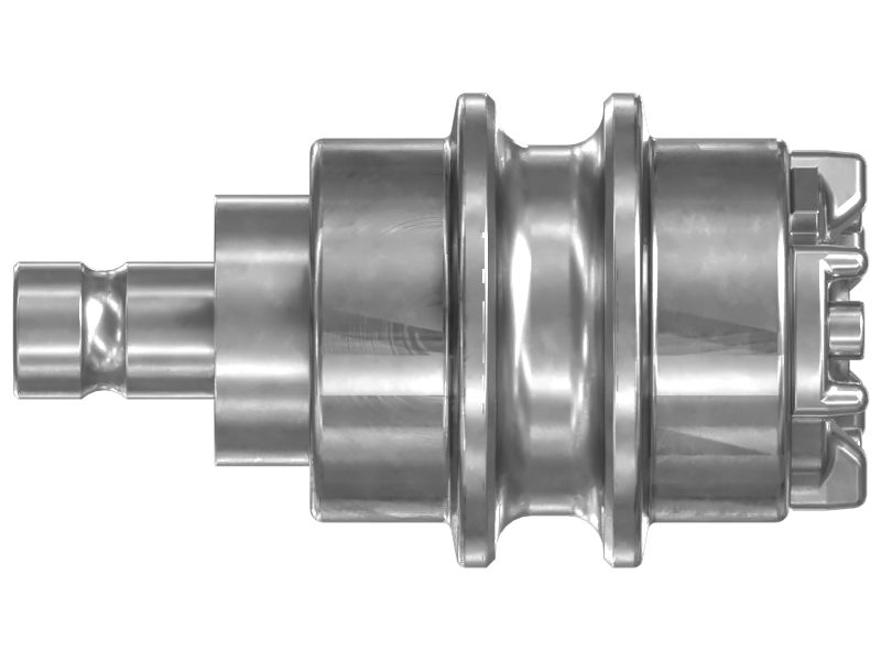 Одноребордный поддерживающий каток гусеничной ленты