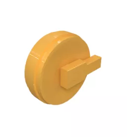 449-2293: Переднее направляющее колесо гусеничной ленты