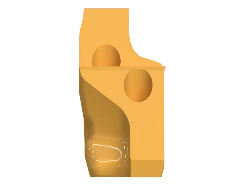 Мастер-ссылка на концевую дорожку штифта с левой стороны