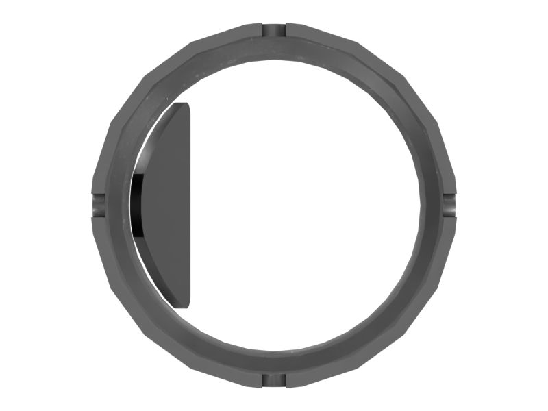 Концевая выхлопная труба с внутренним диаметром 39,5 мм