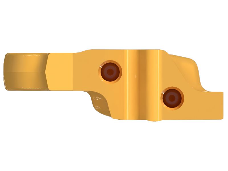 Звено гусеничной ленты с концевым штифтом, правое