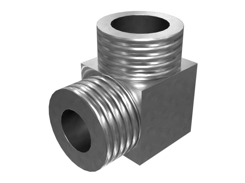 Коленчатый патрубок с углом 90 градусов