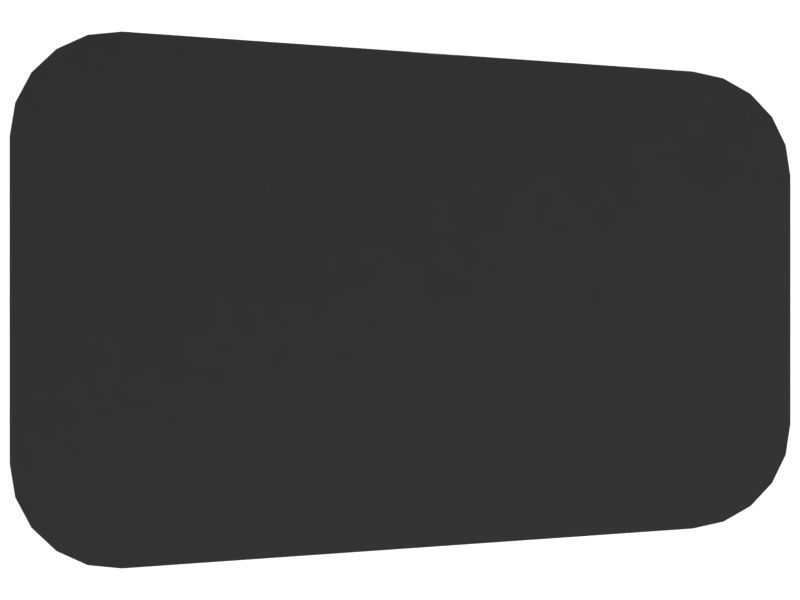 Светло-зеленое переднее защитное стекло толщиной 6,8 мм