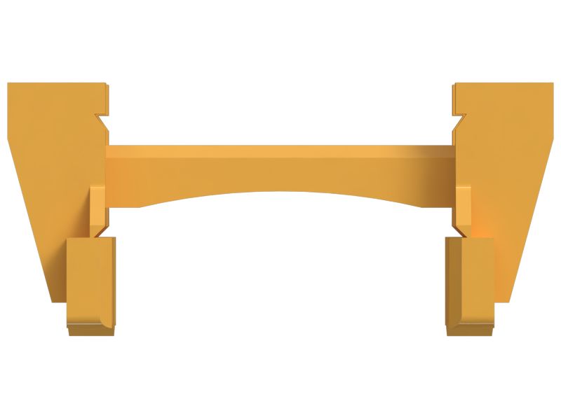 Ограждение направляющей гусеничной ленты длиной 443 мм