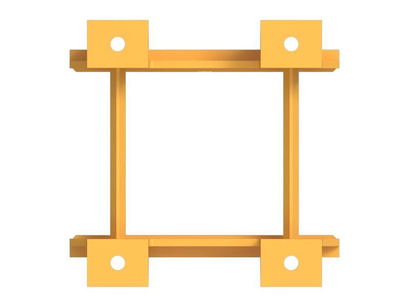 Ограждение направляющей гусеничной ленты длиной 443 мм