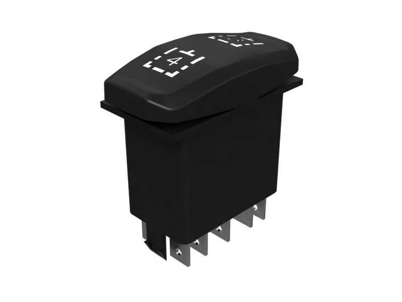 443-6523: ПЕРЕКЛЮЧАТЕЛЬ КУЛИСНЫЙ В СБОРЕ