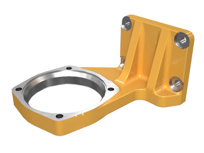 Правосторонняя коленчатая опорная втулка