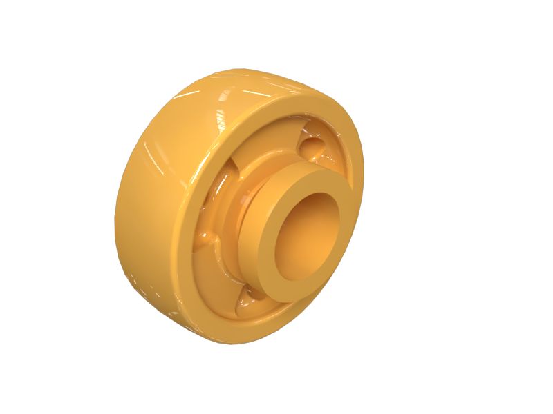 РОЛИК В СБОРЕ ПОДШИПНИКА