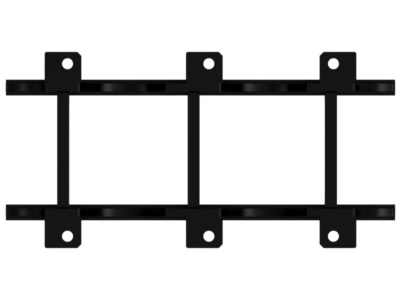 ОГРАЖДЕНИЕ ГУСЕНИЧНОЙ ЛЕНТЫ В СБОРЕ