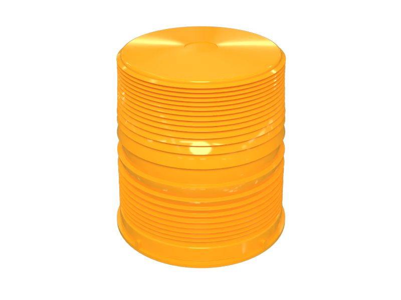 Зеленый рассеиватель проблескового маячка