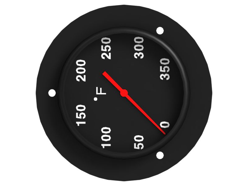 Индикатор температуры для приборной панели