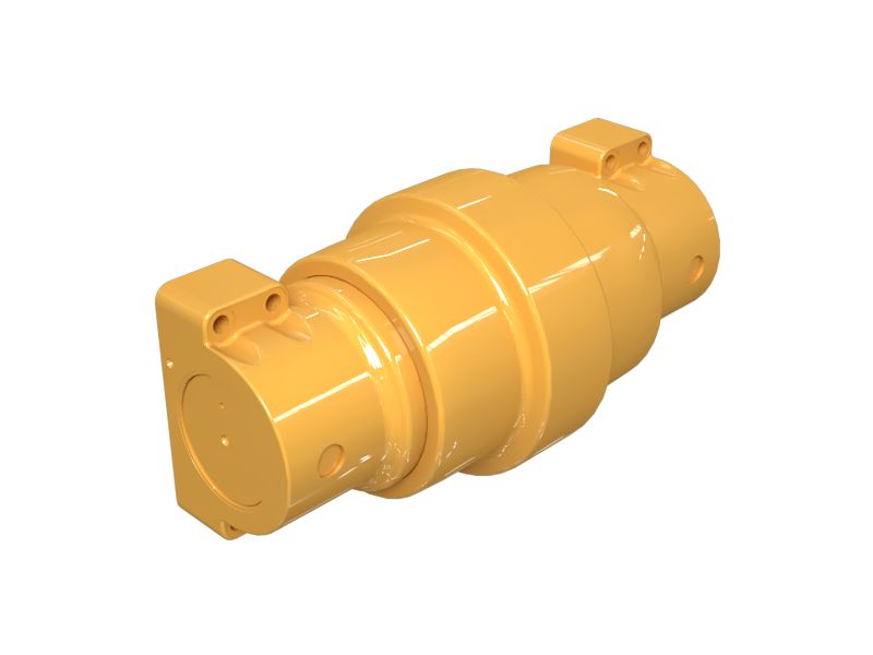 Одноребордный опорный каток