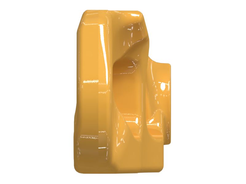 Звено гусеницы в ходовой части, смазанное консистентной смазкой