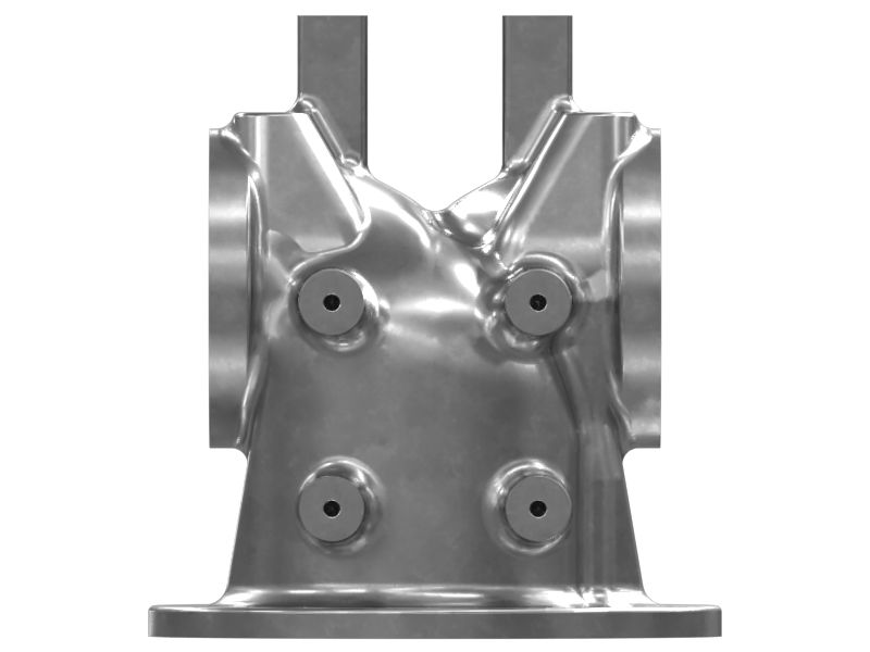 Выпускной коленчатый патрубок