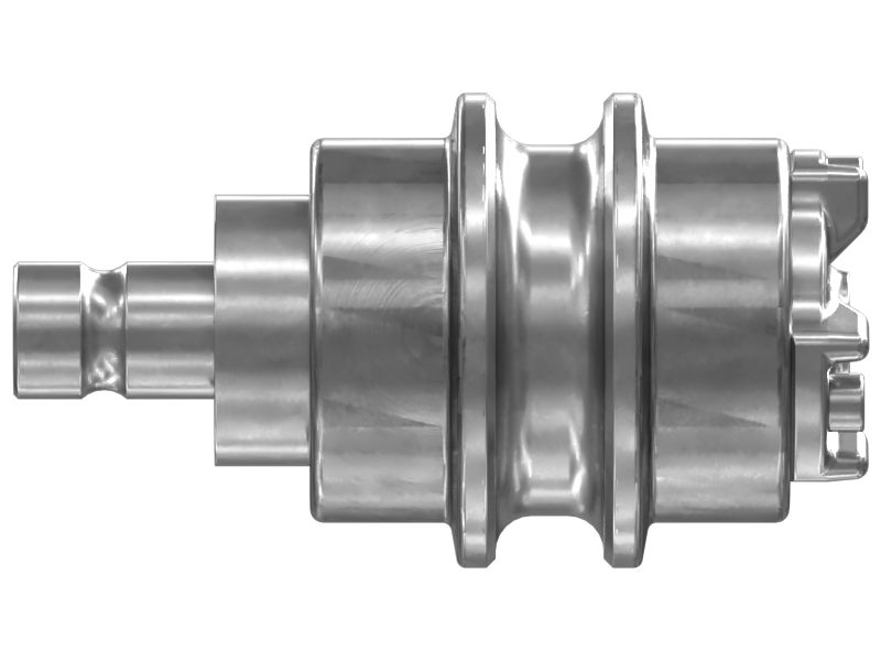 Одноребордный поддерживающий каток гусеничной ленты