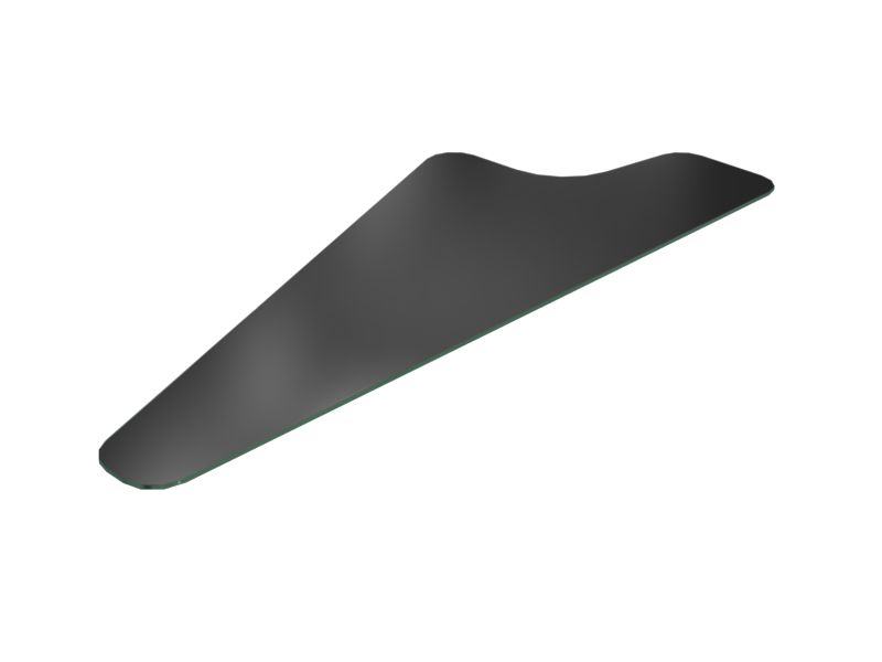 384-9168: Стекло переднего бокового окна